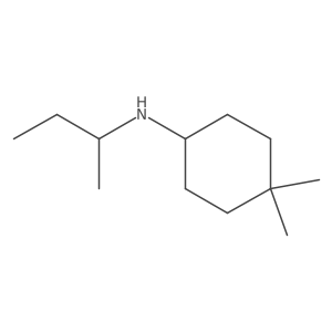 N-(butan-2-yl)-4,4-dimethylcyclohexan-1-amine结构式