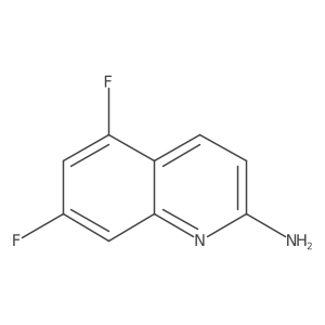 5,7-Difluoroquinolin-2-amine结构式