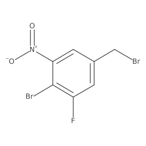 4-Bromo-3-fluoro-5-nitrobenzyl bromide Structure