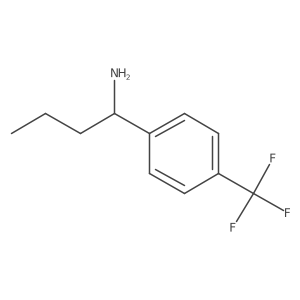 (R)-1-[4-(trifluoromethyl)phenyl]butylamine Structure
