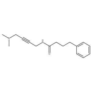 N-(4-(dimethylamino)but-2-yn-1-yl)-4-phenylbutanamide结构式
