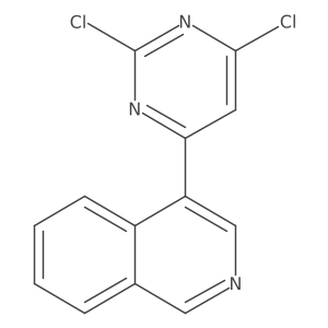 Isoquinoline, 4-(2,6-dichloro-4-pyrimidinyl)- Structure