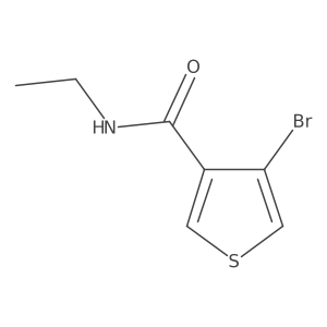 4-bromo-N-ethylthiophene-3-carboxamide Structure