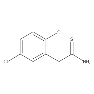 2-(2,5-Dichlorophenyl)ethanethioamide Structure