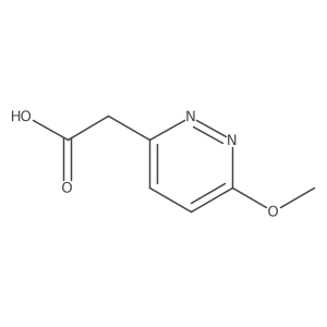 2-(6-Methoxypyridazin-3-yl)acetic acid Structure