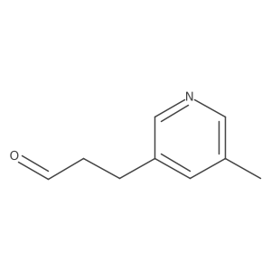 3-(5-Methylpyridin-3-yl)propanal结构式