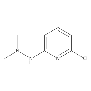 2-chloro-6-(2,2-dimethylhydrazinyl) Pyridine结构式