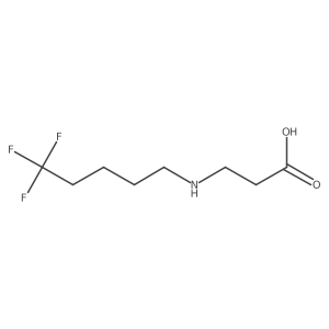 3-[(5,5,5-Trifluoropentyl)amino]propanoic acid结构式