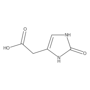 2-(2-oxo-2,3-dihydro-1H-imidazol-4-yl)acetic acid结构式