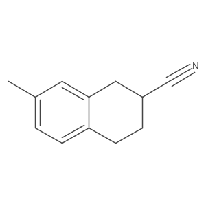 7-Methyl-1,2,3,4-tetrahydronaphthalene-2-carbonitrile结构式