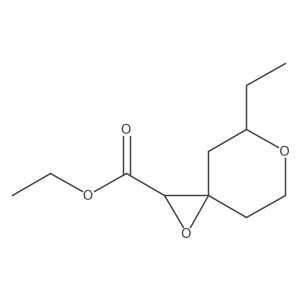 Ethyl 5-ethyl-1,6-dioxaspiro[2.5]octane-2-carboxylate结构式