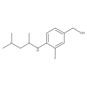 [4-[1-(Dimethylamino)propan-2-ylamino]-3-fluorophenyl]methanol结构式