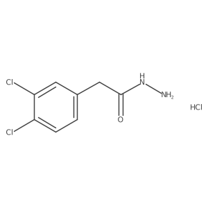 2-(3,4-Dichlorophenyl)acetohydrazide hydrochloride结构式