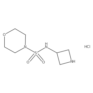 N-(azetidin-3-yl)morpholine-4-sulfonamide hydrochloride Structure