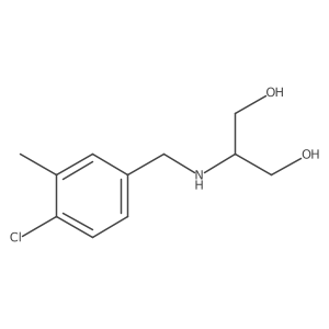 2-{[(4-Chloro-3-methylphenyl)methyl]amino}propane-1,3-diol Structure