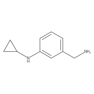 3-(Aminomethyl)-N-cyclopropylaniline Structure