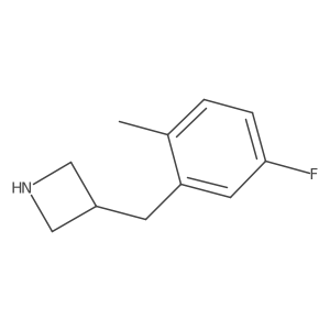 3-[(5-Fluoro-2-methylphenyl)methyl]azetidine结构式