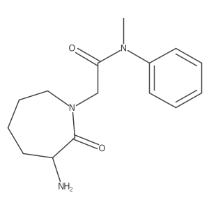 (S)-2-(3-Amino-2-oxoazepan-1-yl)-N-methyl-N-phenylacetamide Structure