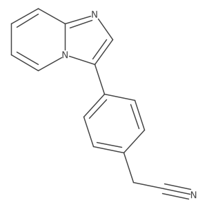 2-(4-(Imidazo[1,2-a]pyridin-3-yl)phenyl)acetonitrile结构式