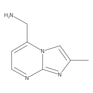 {2-Methylimidazo[1,2-a]pyrimidin-5-yl}methanamine结构式