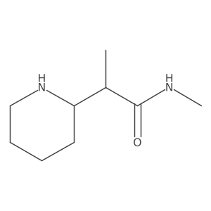 N-Methyl-2-(piperidin-2-yl)propanamide结构式