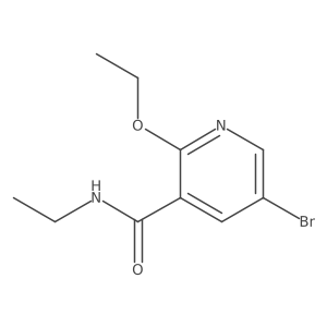 5-Bromo-2-ethoxy-N-ethylnicotinamide Structure