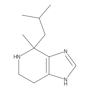 4-Methyl-4-(2-methylpropyl)-3h,4h,5h,6h,7h-imidazo[4,5-c]pyridine结构式