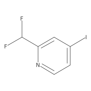 2-(Difluoromethyl)-4-iodopyridine结构式