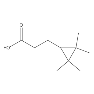 3-(2,2,3,3-Tetramethylcyclopropyl)propanoic acid结构式