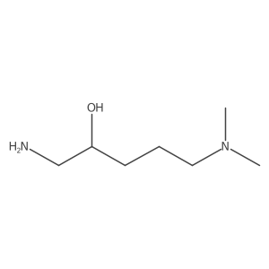 1-Amino-5-(dimethylamino)pentan-2-ol结构式
