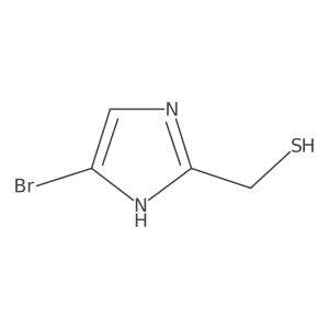 (4-bromo-1H-imidazol-2-yl)methanethiol结构式
