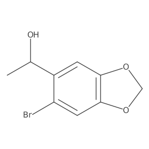 (1S)-1-(6-bromo-1,3-dioxaindan-5-yl)ethan-1-ol Structure