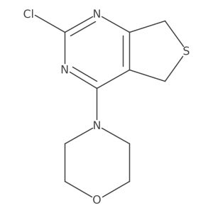 4-(2-Chloro-5,7-dihydrothieno[3,4-d]pyrimidin-4-yl)morpholine结构式