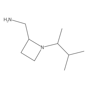 [1-(3-Methylbutan-2-yl)azetidin-2-yl]methanamine Structure