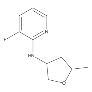 3-fluoro-N-(5-methyloxolan-3-yl)pyridin-2-amine Structure