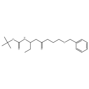tert-butyl N-[8-(benzyloxy)-5-oxooctan-3-yl]carbamate Structure