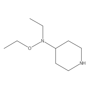 N-ethoxy-N-ethylpiperidin-4-amine结构式