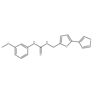 1-(3-Methoxyphenyl)-3-((5-(thiophen-3-yl)furan-2-yl)methyl)urea Structure