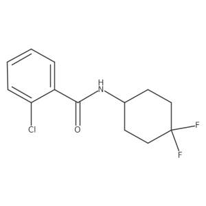 2-chloro-N-(4,4-difluorocyclohexyl)benzamide Structure