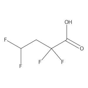 2,2,4,4-Tetrafluorobutanoic acid结构式