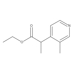 Ethyl 2-(3-methylpyridin-4-yl)propanoate Structure
