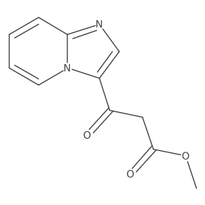 Methyl 3-{imidazo[1,2-a]pyridin-3-yl}-3-oxopropanoate Structure