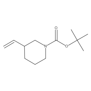 tert-Butyl (3S)-3-ethenylpiperidine-1-carboxylate结构式