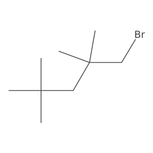 1-Bromo-2,2,4,4-tetramethylpentane Structure