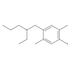 Ethyl[(4-iodo-2,5-dimethylphenyl)methyl]propylamine结构式