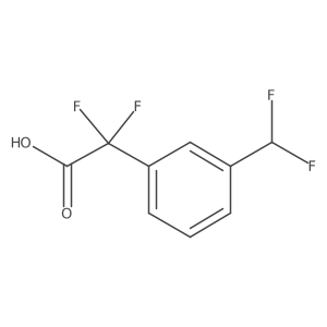 2-[3-(Difluoromethyl)phenyl]-2,2-difluoroacetic acid Structure