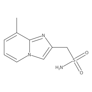 {8-Methylimidazo[1,2-a]pyridin-2-yl}methanesulfonamide结构式