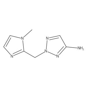 2-[(1-methyl-1H-imidazol-2-yl)methyl]-2H-1,2,3-triazol-4-amine Structure