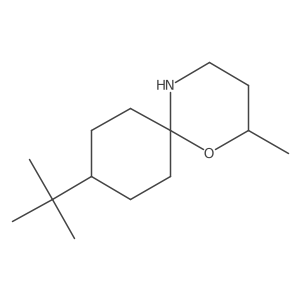 9-Tert-butyl-2-methyl-1-oxa-5-azaspiro[5.5]undecane Structure