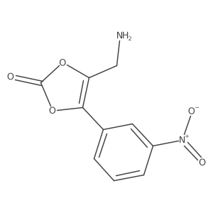 4-(aminomethyl)-5-(3-nitrophenyl)-2H-1,3-dioxol-2-one Structure